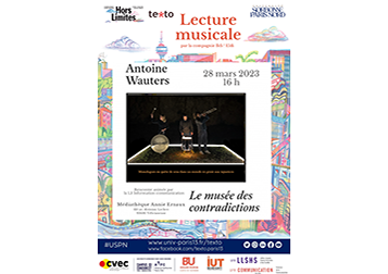 REPORTÉ- Rencontre Texto : lecture musicale du Musée des contradictions d’Antoine Wauters
