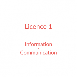 Licence 1 – Information-Communication