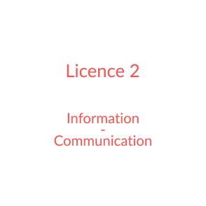 Licence 2 – Information-Communication